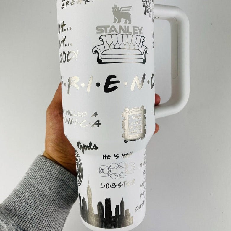 Friends TV Series Custom Stanley Cup 40 oz 30 oz Tumbler With Handle