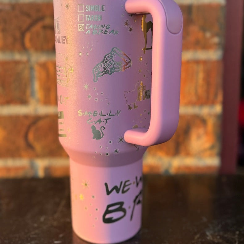 Friends TV Series Custom Stanley Cup 40 oz 30 oz Tumbler With Handle