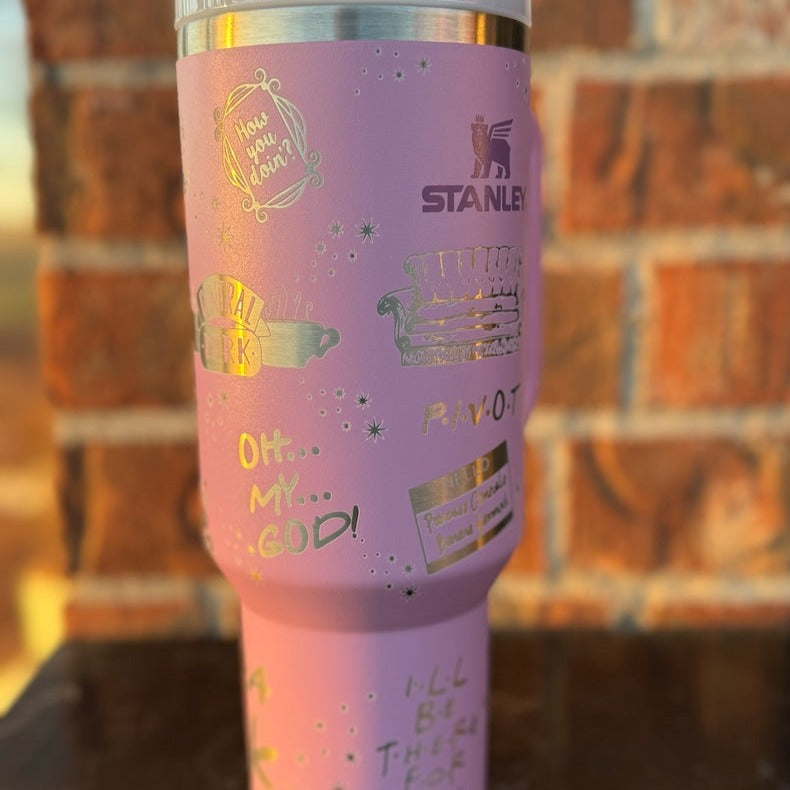 Friends TV Series Custom Stanley Cup 40 oz 30 oz Tumbler With Handle