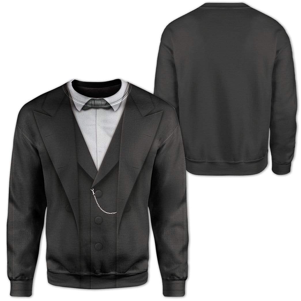 Full-Print Abraham Lincoln Costume Hoodie Sweatshirt T-Shirt Sweatpants Tracksuit - Stormmerch Exclusive