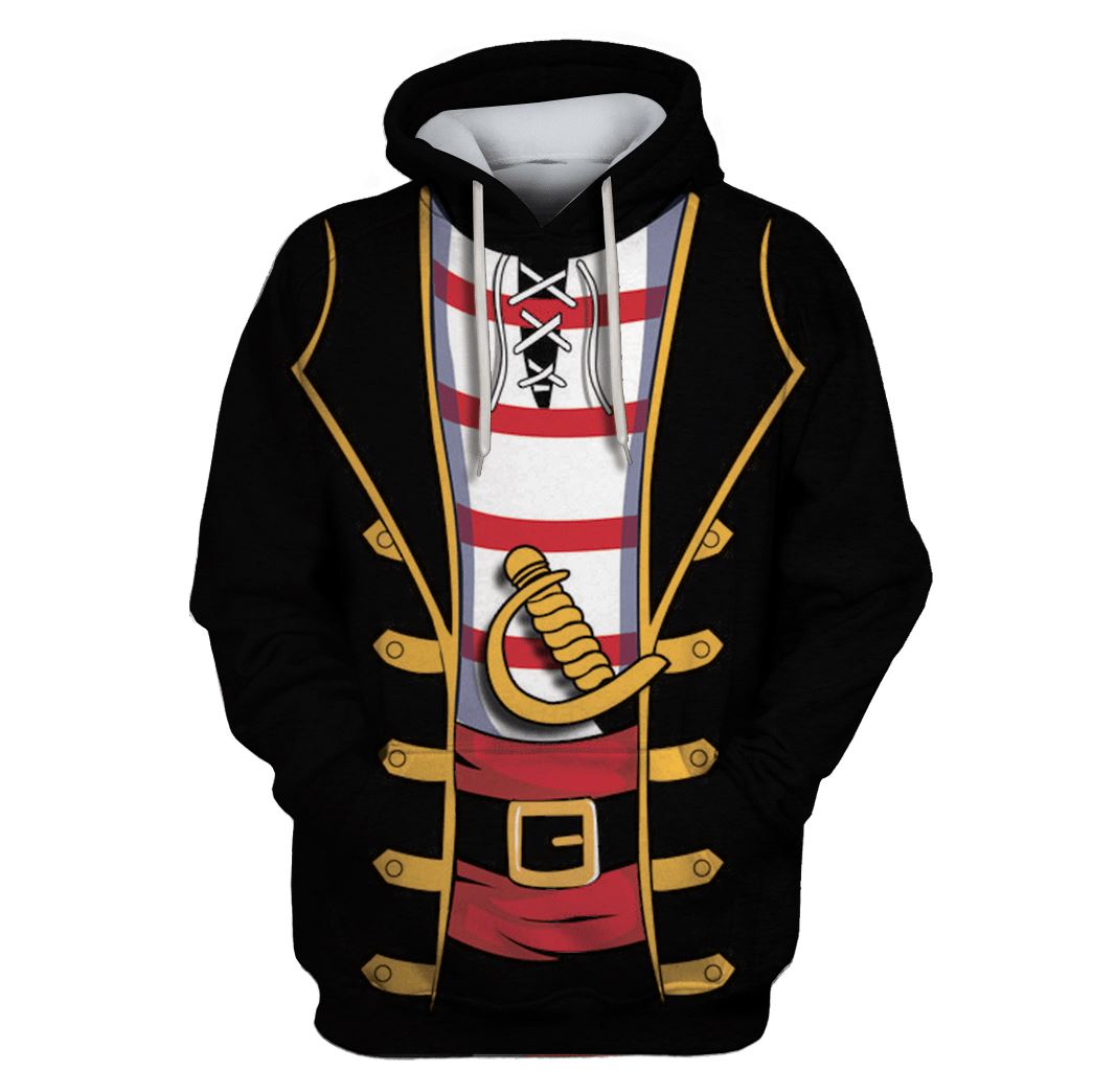 Funny Men's Pirate Costume Hoodie Sweatshirt T-Shirt Sweatpants Tracksuit - Stormmerch Exclusive
