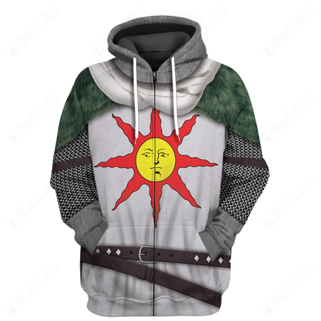 Game Dark Souls Solaire Of Astora Costume Hoodie Sweatshirt T-Shirt Sweatpants Tracksuit - Stormmerch Exclusive