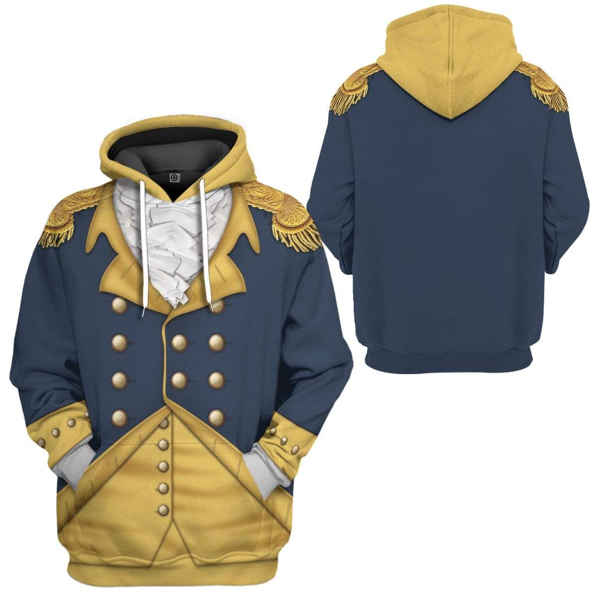 General George Washington Costume Hoodie Sweatshirt T-Shirt Sweatpants Tracksuit - Stormmerch Exclusive