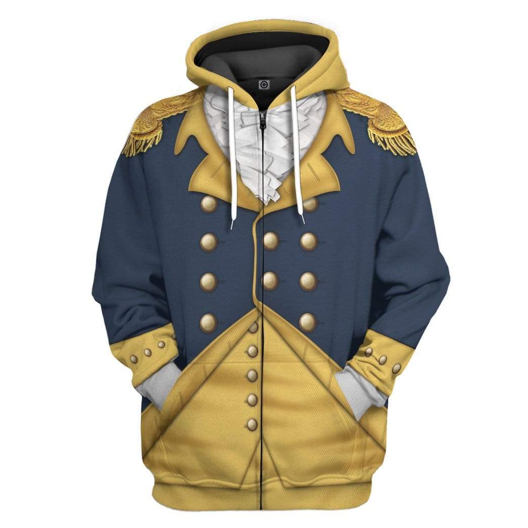 General George Washington Costume Hoodie Sweatshirt T-Shirt Sweatpants Tracksuit - Stormmerch Exclusive