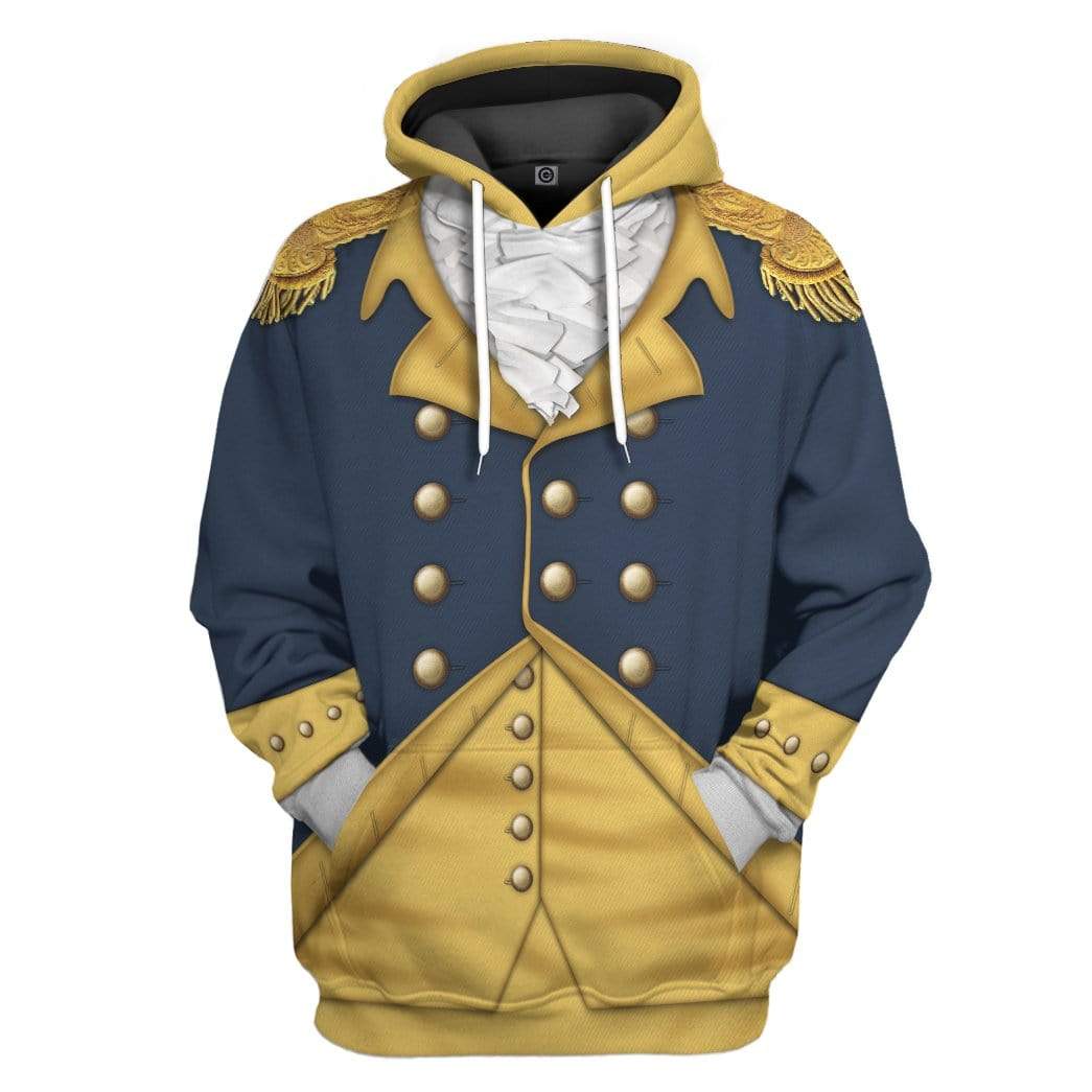 General George Washington Costume Hoodie Sweatshirt T-Shirt Sweatpants Tracksuit - Stormmerch Exclusive
