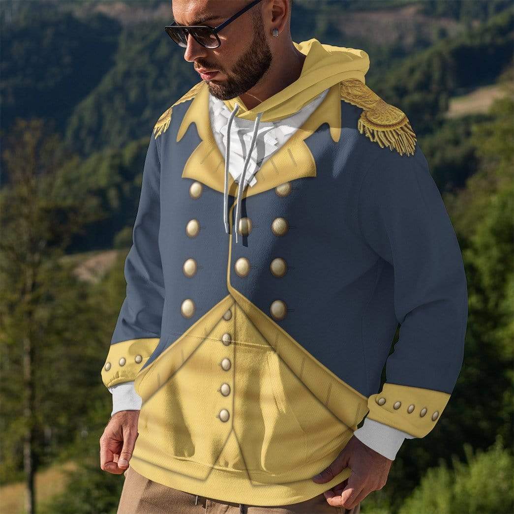 General George Washington Costume Hoodie Sweatshirt T-Shirt Sweatpants Tracksuit - Stormmerch Exclusive