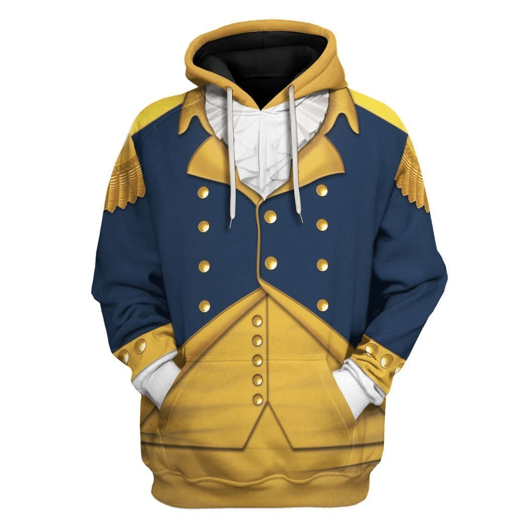 General George Washington Costume Hoodie Sweatshirt T-Shirt Sweatpants Tracksuit - Stormmerch Exclusive