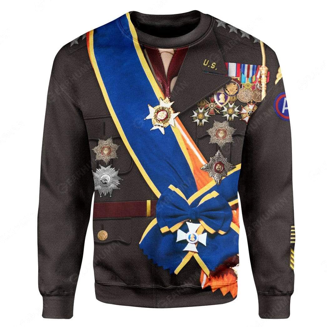 George Smith Patton Costume Hoodie Sweatshirt T-Shirt Sweatpants Tracksuit - Stormmerch Exclusive