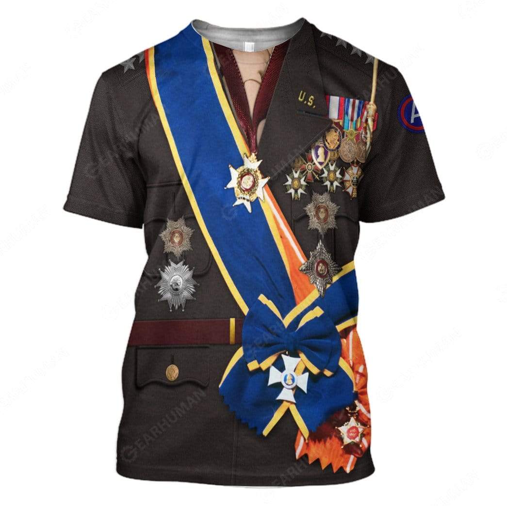 George Smith Patton Costume Hoodie Sweatshirt T-Shirt Sweatpants Tracksuit - Stormmerch Exclusive