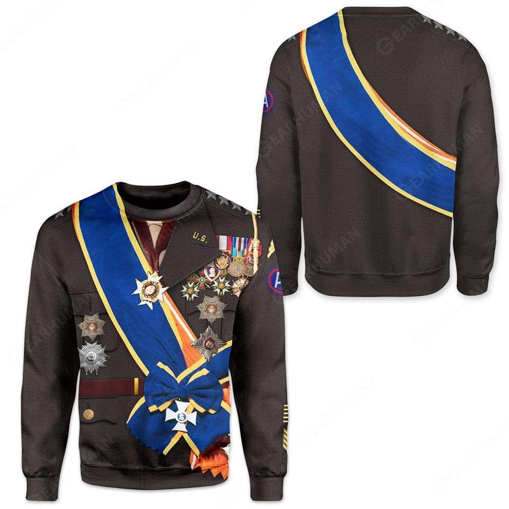 George Smith Patton Costume Hoodie Sweatshirt T-Shirt Sweatpants Tracksuit - Stormmerch Exclusive