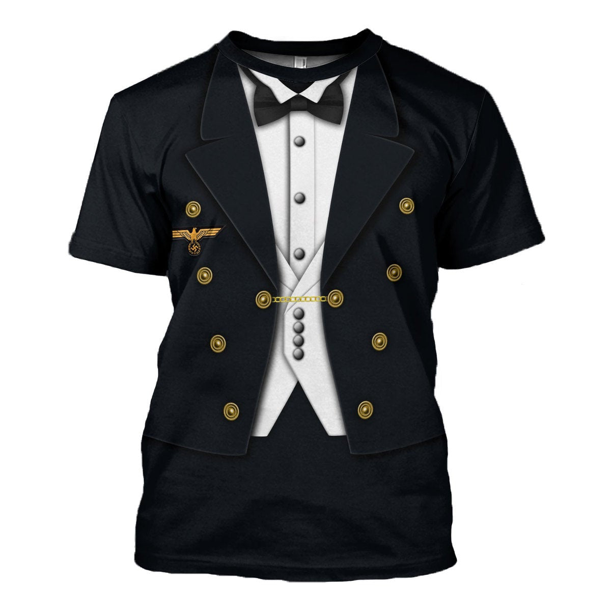German WWII Kriegsmarine (War Navy) Officer Costume Hoodie Sweatshirt T-Shirt Sweatpants Tracksuit - Stormmerch Exclusive