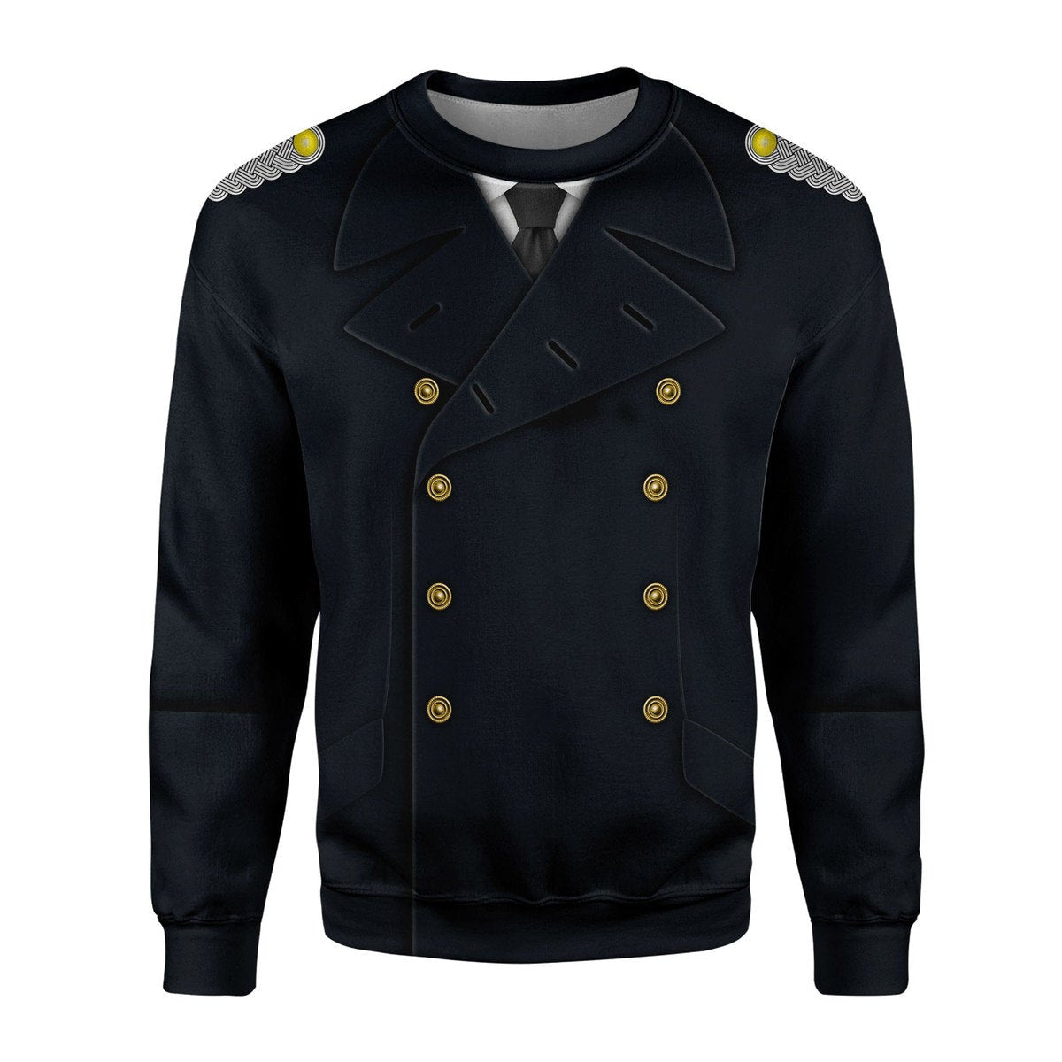 German WWII Kriegsmarine (War Navy) Officer Costume Hoodie Sweatshirt T-Shirt Sweatpants Tracksuit - Stormmerch Exclusive