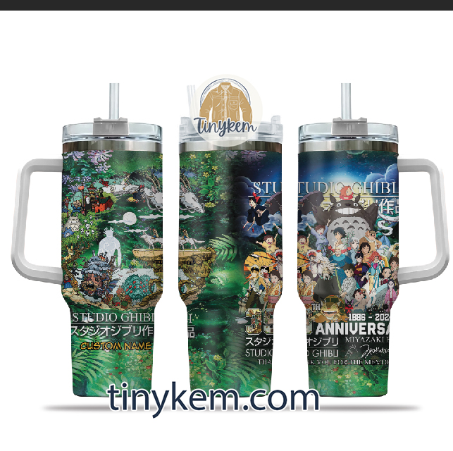 Ghibli Custom Stanley Cup 40 oz 30 oz Tumbler With Handle