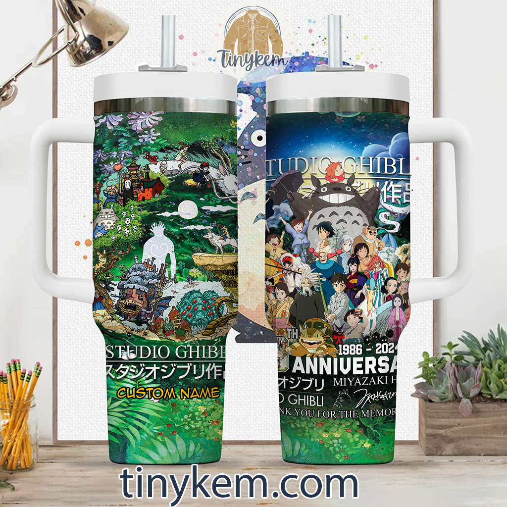 Ghibli Custom Stanley Cup 40 oz 30 oz Tumbler With Handle