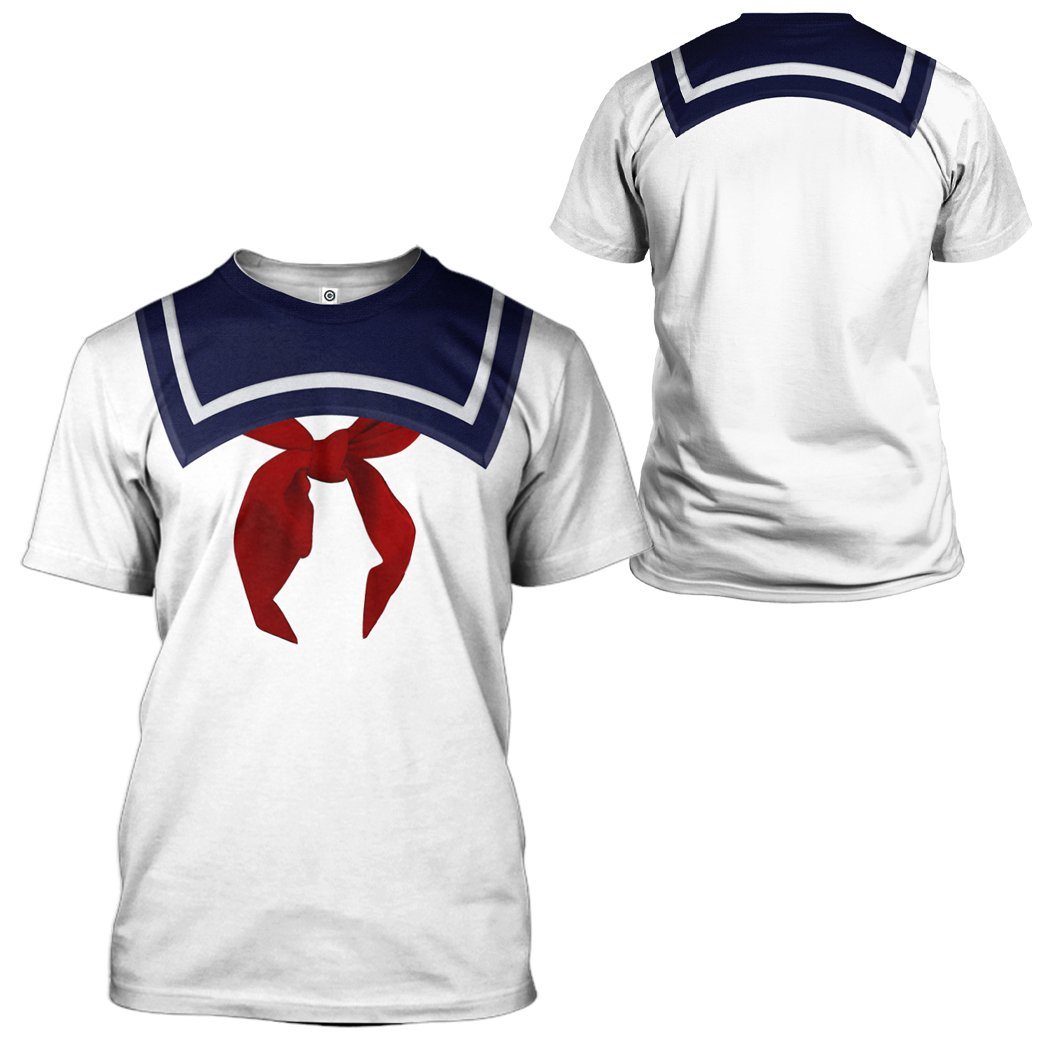 Ghostbusters Stay Puft Marshmallow Man Cosplay Costume Hoodie Sweatshirt T-Shirt Sweatpants Tracksuit - Stormmerch Exclusive