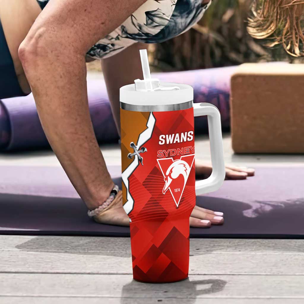 Giants And Swans Football Dynamic Style Custom Stanley Cup 40 oz 30 oz Tumbler With Handle