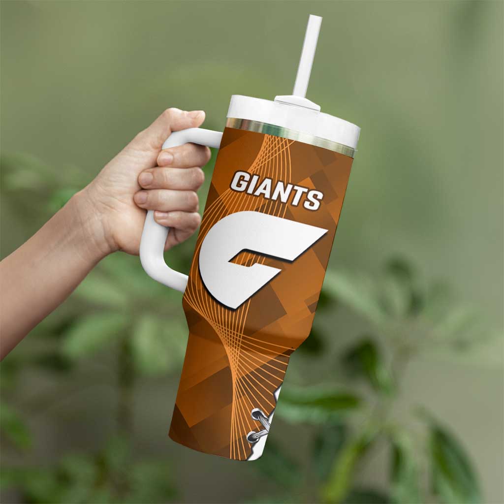 Giants And Swans Football Dynamic Style Custom Stanley Cup 40 oz 30 oz Tumbler With Handle
