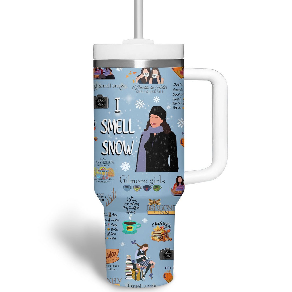Gilmore Girls TV Series Custom Stanley Cup 40 oz 30 oz Tumbler With Handle