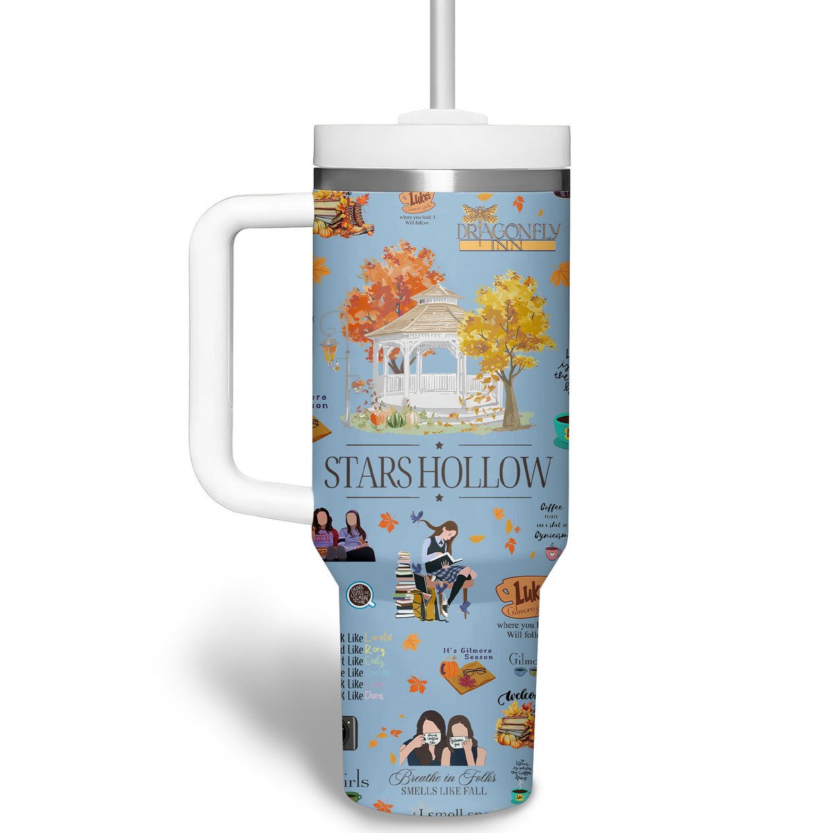 Gilmore Girls TV Series Custom Stanley Cup 40 oz 30 oz Tumbler With Handle