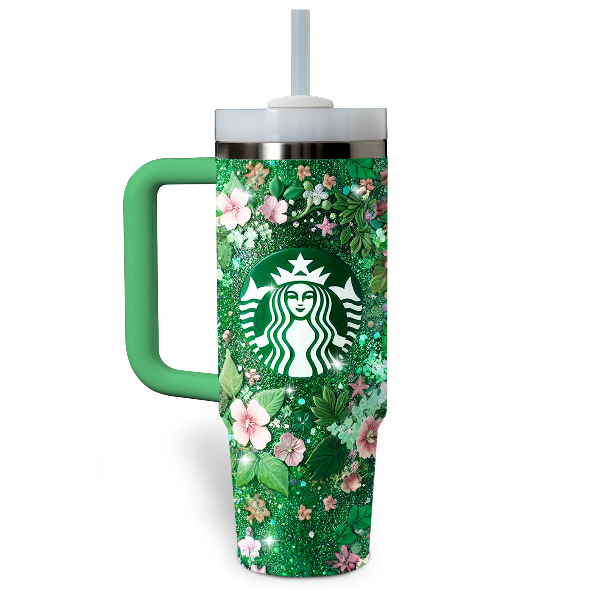 Girl Starbucks Drinks Custom Stanley Cup 40 oz 30 oz Tumbler With Handle