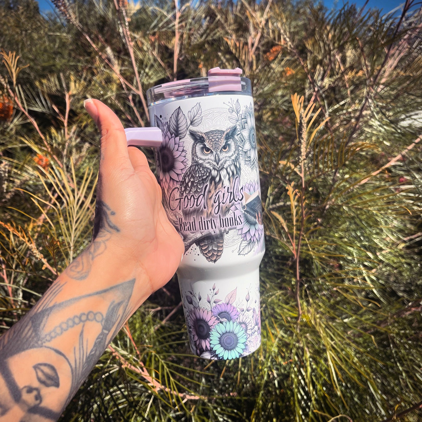 Girl Tattoo Custom Stanley Cup 40 oz 30 oz Tumbler With Handle