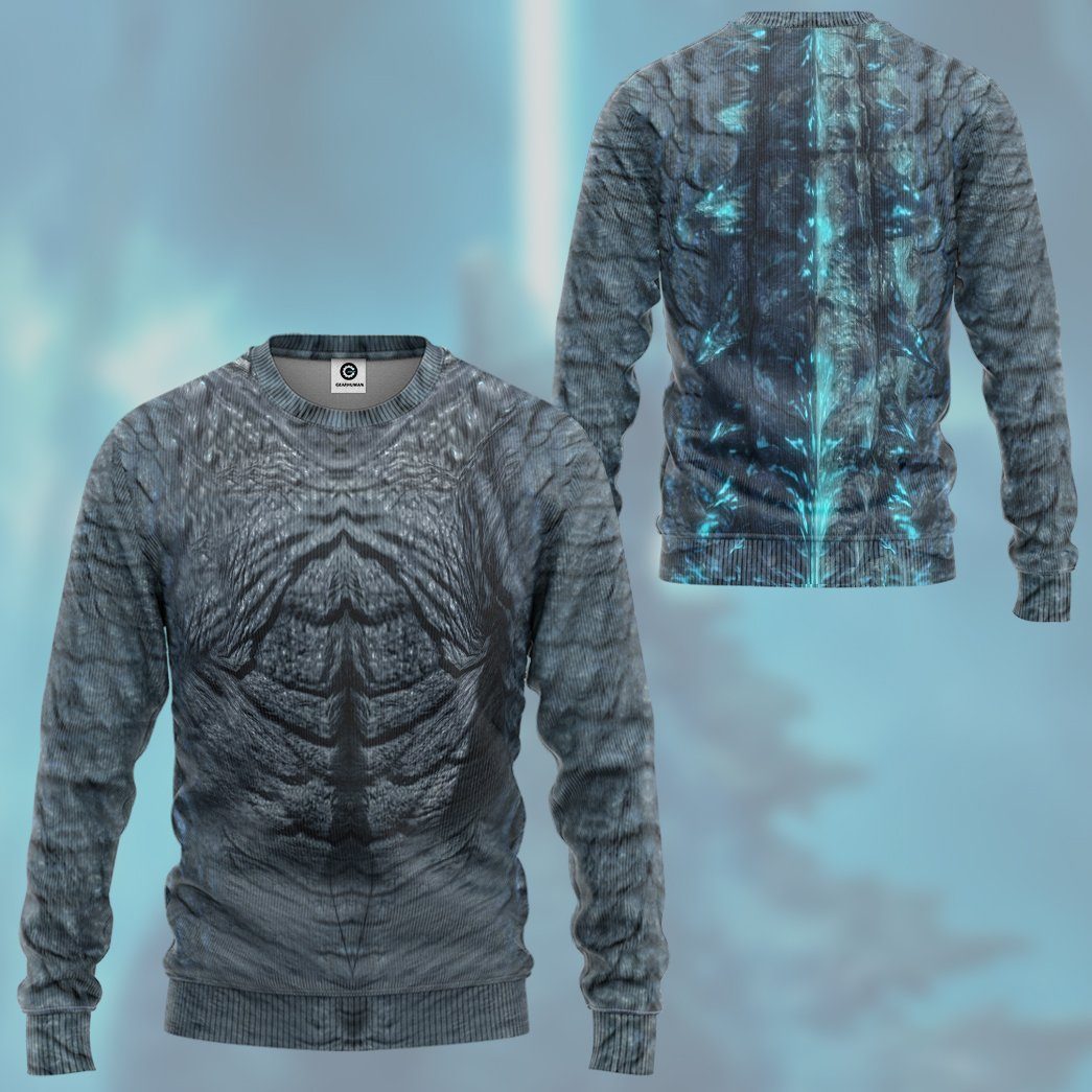Godzilla King Of The Monster Costume Hoodie Sweatshirt T-Shirt Sweatpants Tracksuit - Stormmerch Exclusive