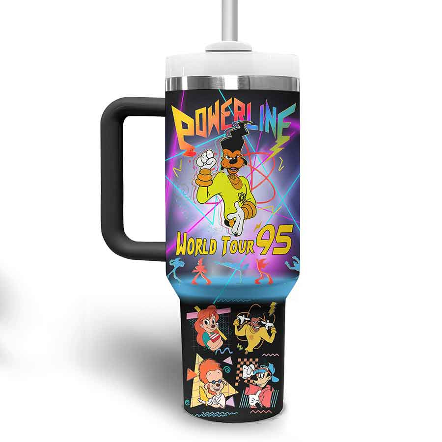 Goofy Cartoon Custom Stanley Cup 40 oz 30 oz Tumbler With Handle