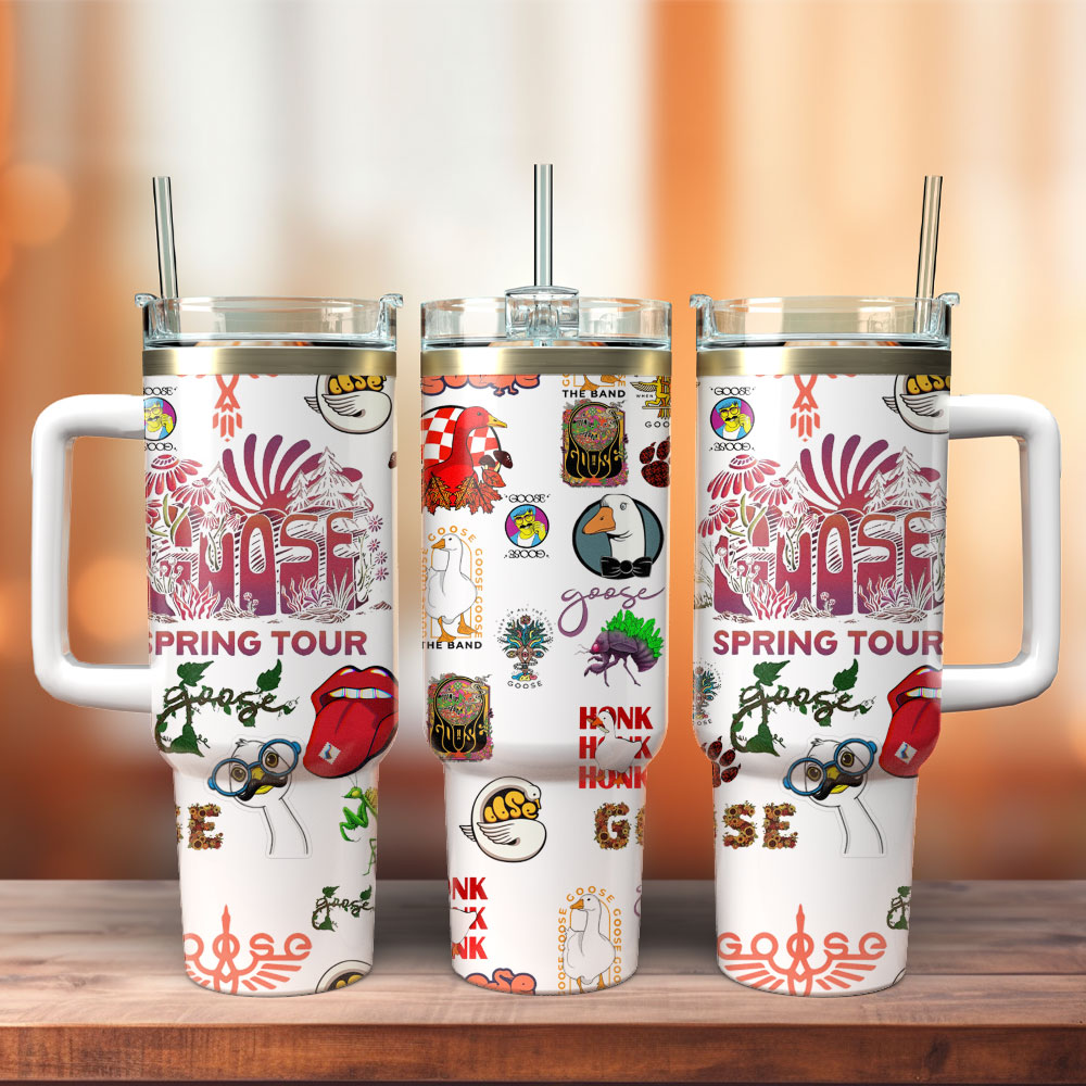 Goose Music Band Custom Stanley Cup 40 oz 30 oz Tumbler With Handle