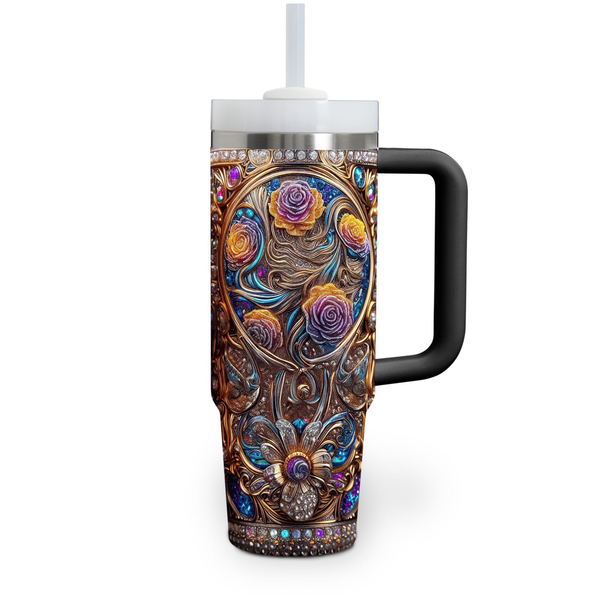 Grateful Dead Band Music Custom Stanley Cup 40 oz 30 oz Tumbler With Handle