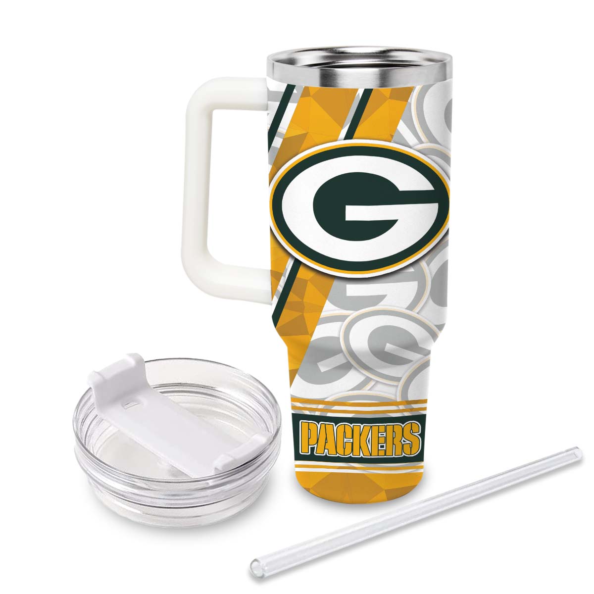 Green Bay Packers NFL Custom Stanley Cup 40 oz 30 oz Tumbler With Handle