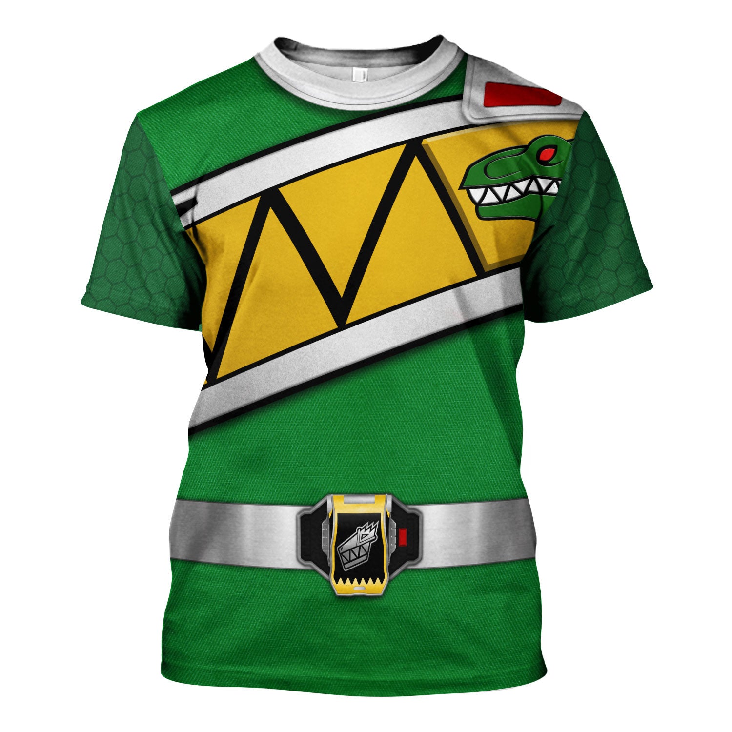 Green Power Rangers Dino Charge Hoodies Sweatshirt T-shirt Hawaiian Tracksuit - Stormmerch Exclusive