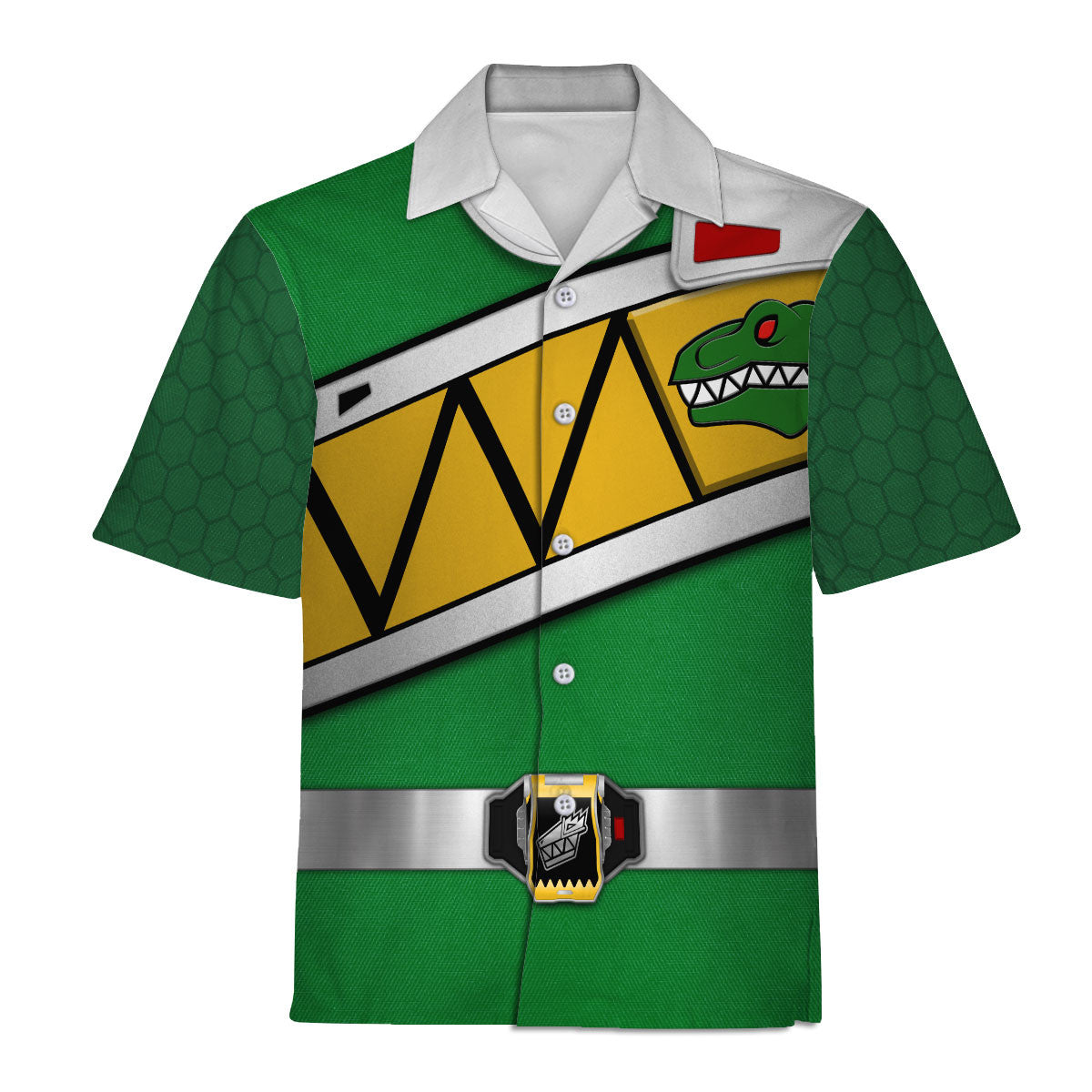Green Power Rangers Dino Charge Hoodies Sweatshirt T-shirt Hawaiian Tracksuit - Stormmerch Exclusive