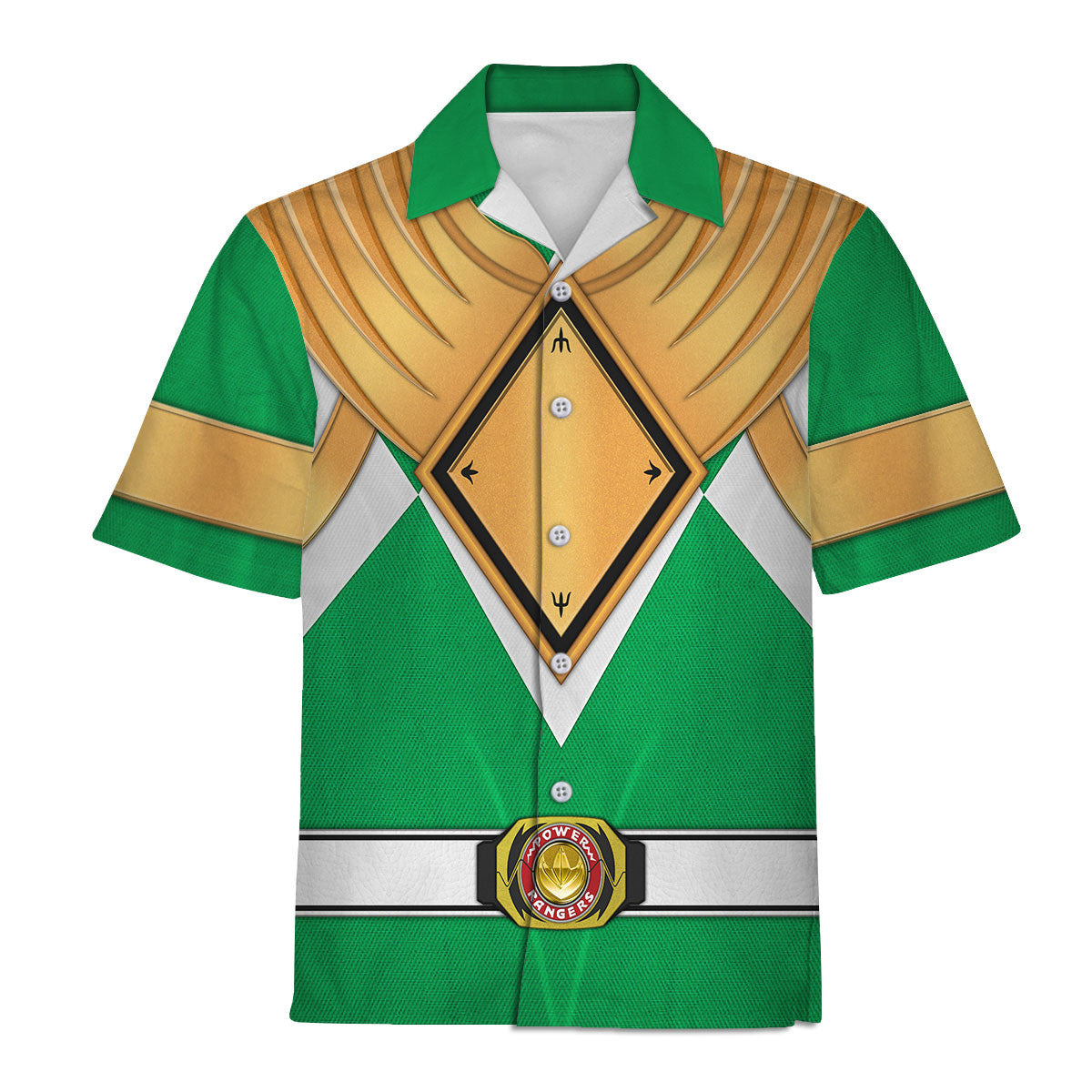 Green Ranger Dragon Shield Hoodies Sweatshirt T-shirt Hawaiian Tracksuit - Stormmerch Exclusive