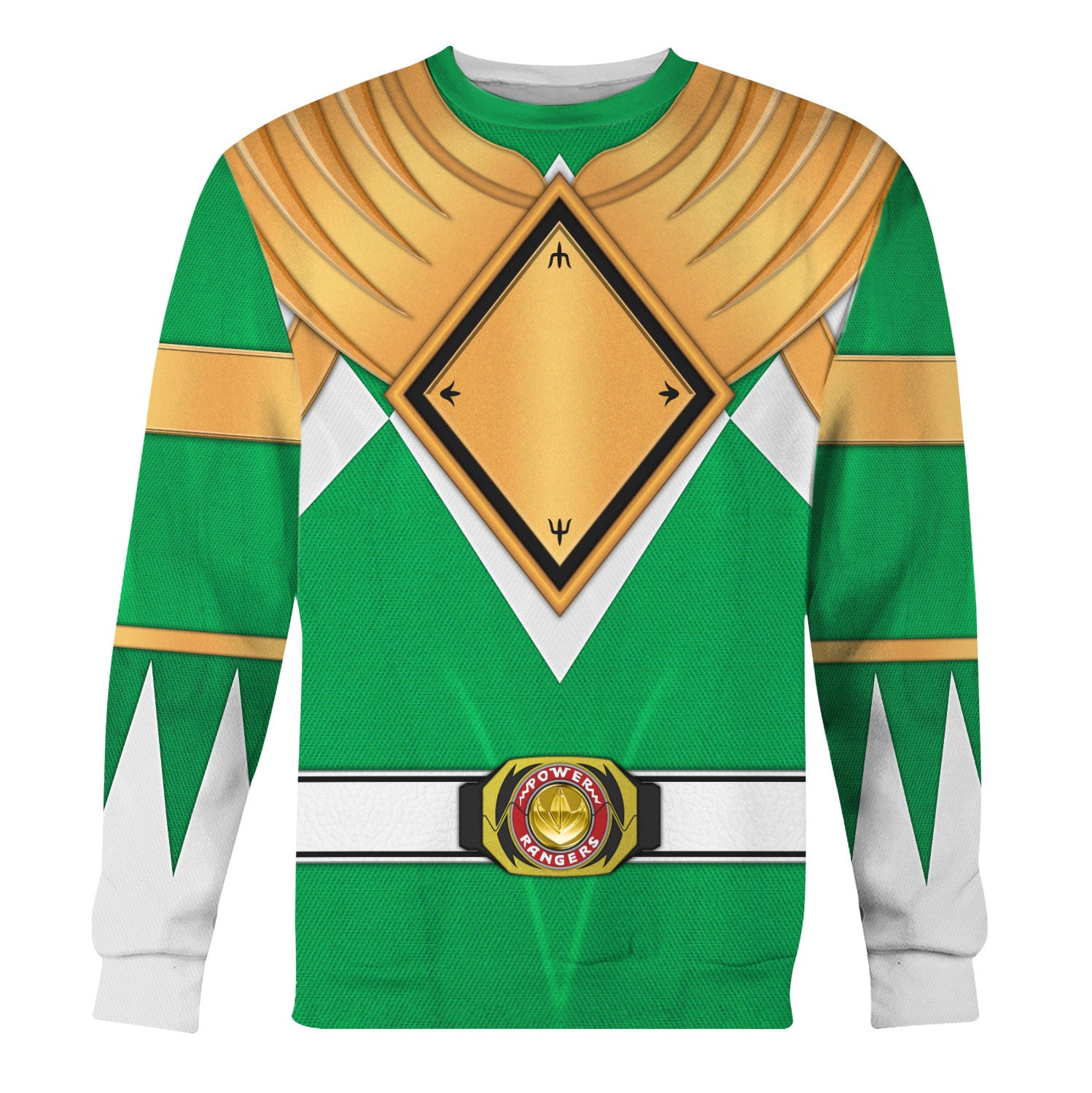 Green Ranger Dragon Shield Hoodies Sweatshirt T-shirt Hawaiian Tracksuit - Stormmerch Exclusive
