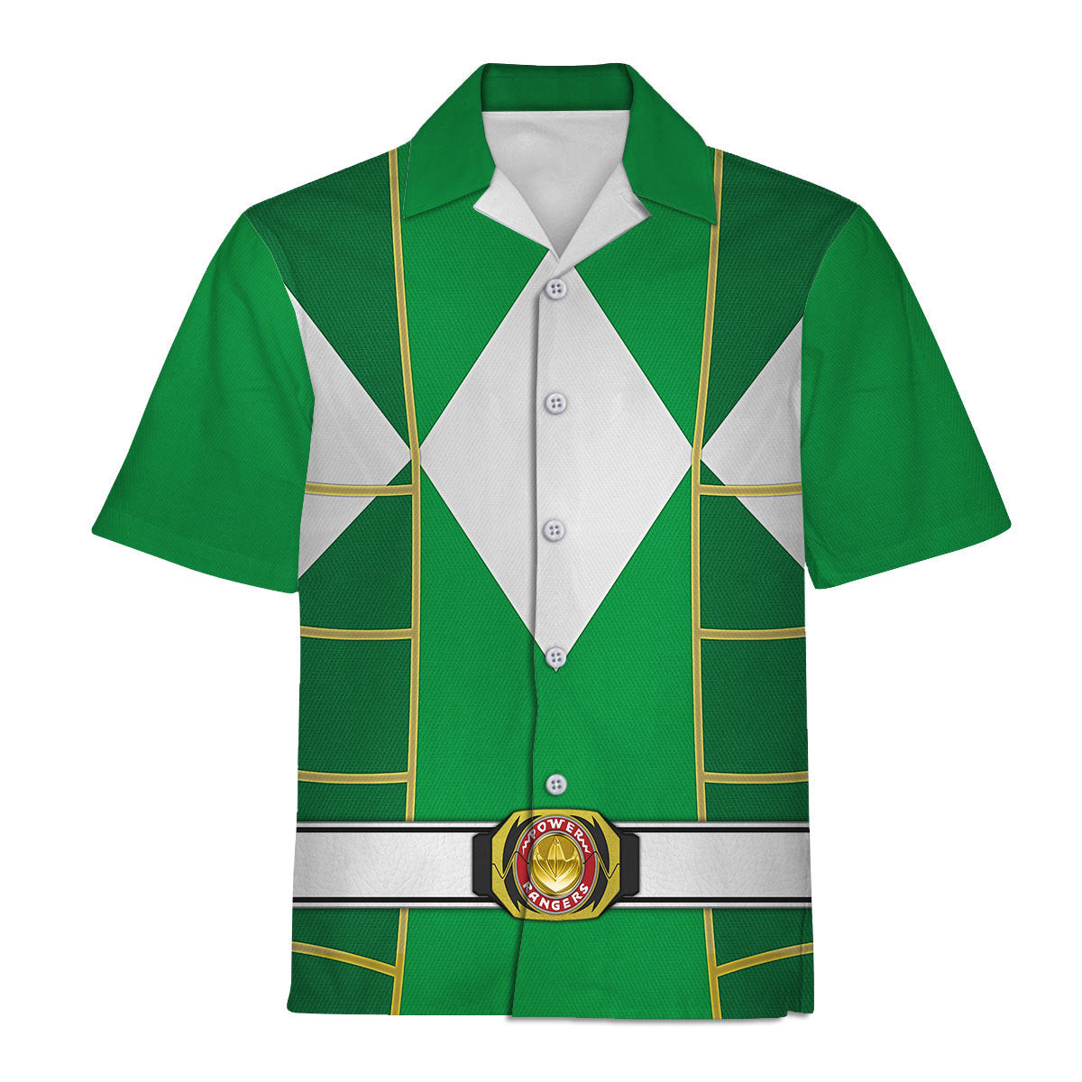 Green Ranger Mighty Morphin Cosplay Hoodies Sweatshirt T-shirt Hawaiian - Stormmerch Exclusive