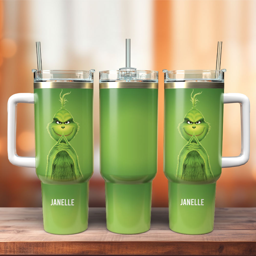 Grinch Movie Custom Stanley Cup 40 oz 30 oz Tumbler With Handle
