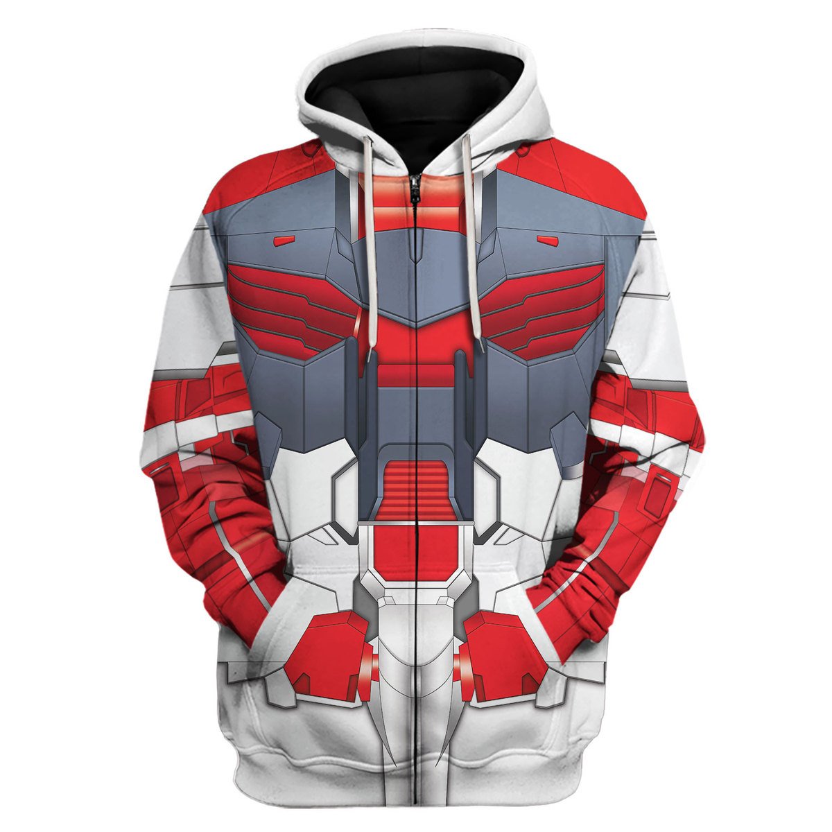 Gundam Astray Red Frame Costume All Over Print Tracksuit Hoodie - Stormmerch Exclusive