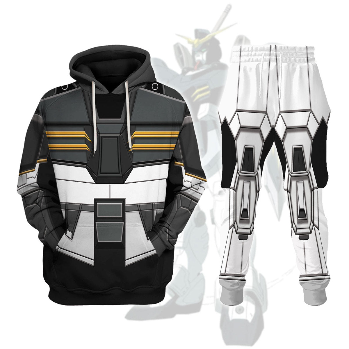 Gundam Deathscythe Costume All Over Print Tracksuit Hoodie - Stormmerch Exclusive