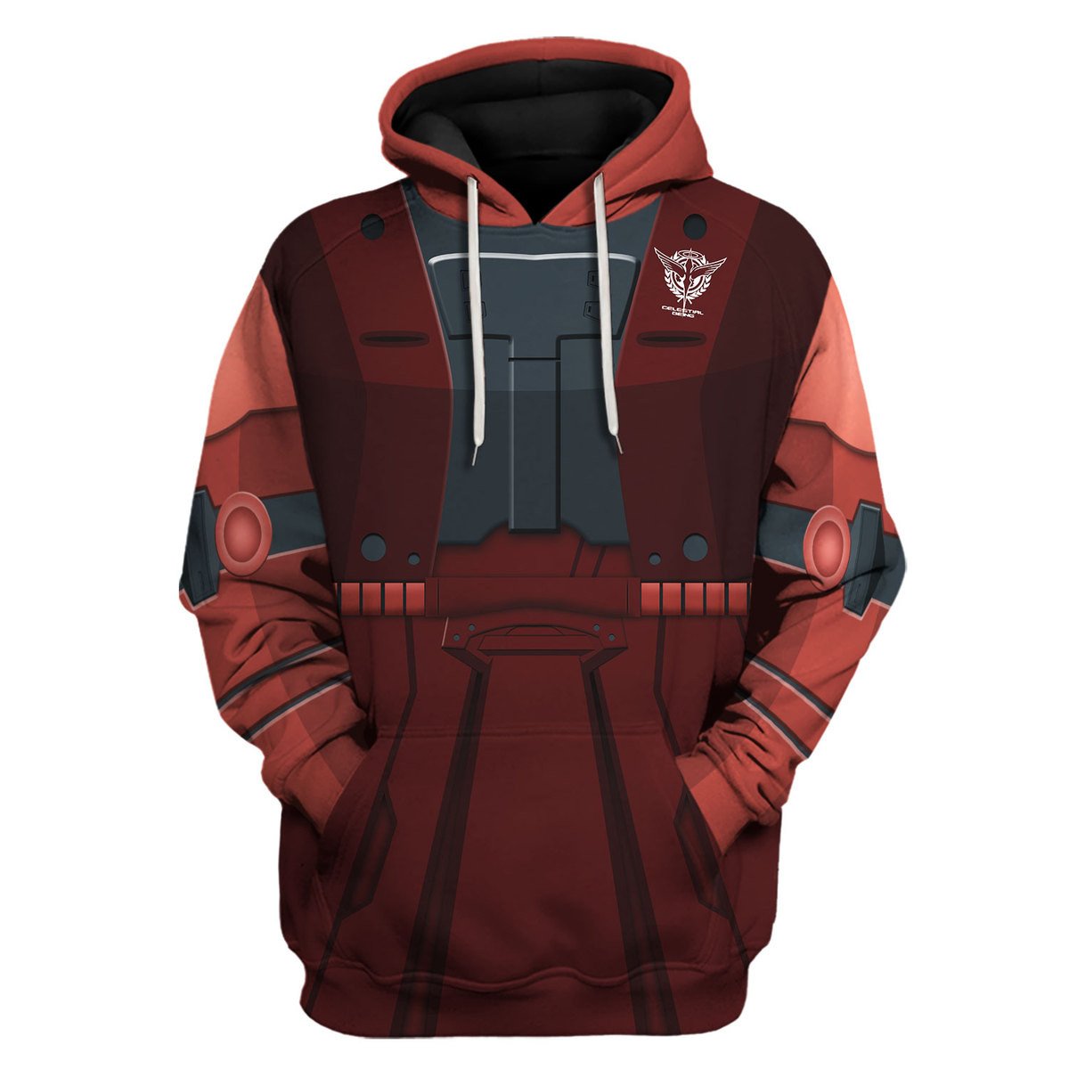 Gundam Robot Costume All Over Print Tracksuit Hoodie - Stormmerch Exclusive