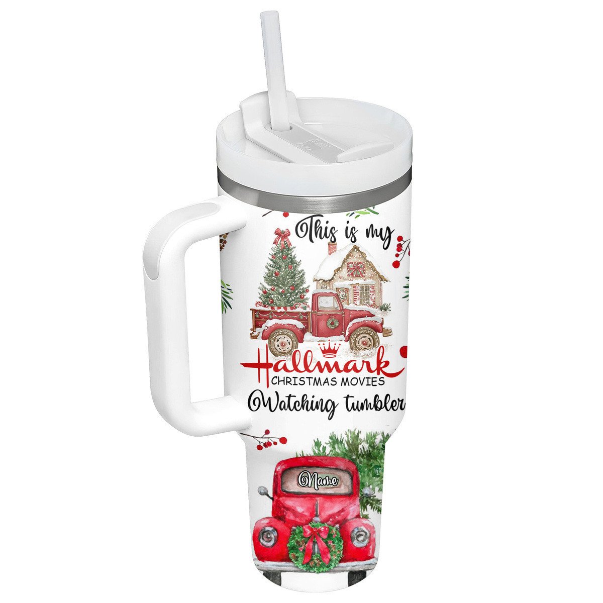 Hallmark Christmas Movies Custom Stanley Cup 40 oz 30 oz Tumbler With Handle