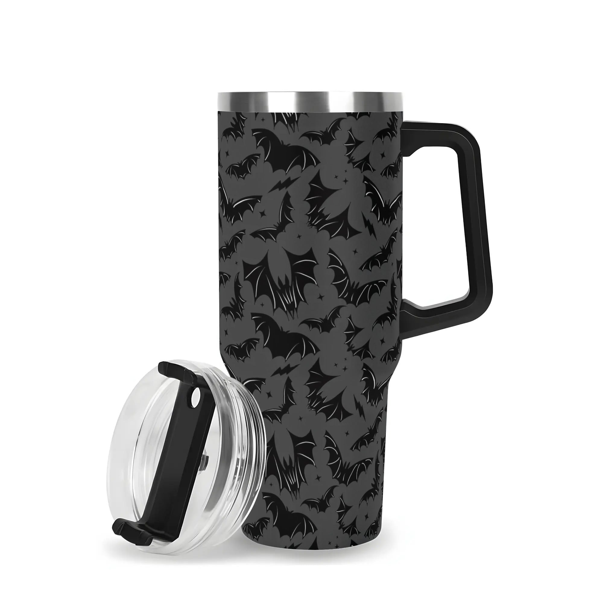 Halloween Batty Bats Custom Stanley Cup 40 oz 30 oz Tumbler With Handle