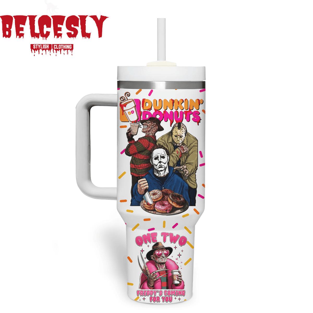 Halloween Horror Characters Movies Custom Stanley Cup 40 oz 30 oz Tumbler With Handle