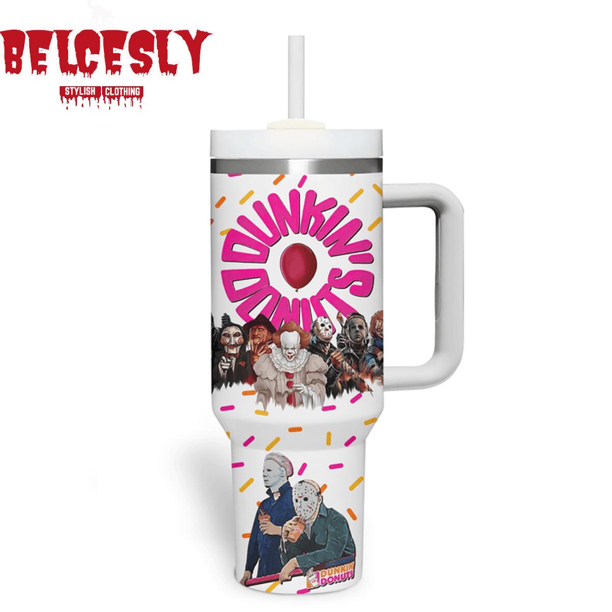 Halloween Horror Characters Movies Custom Stanley Cup 40 oz 30 oz Tumbler With Handle