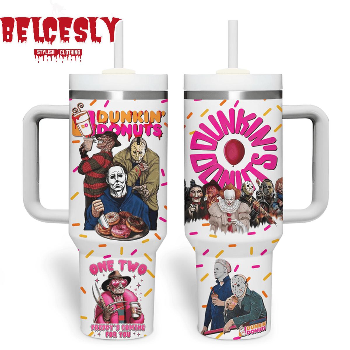 Halloween Horror Characters Movies Custom Stanley Cup 40 oz 30 oz Tumbler With Handle
