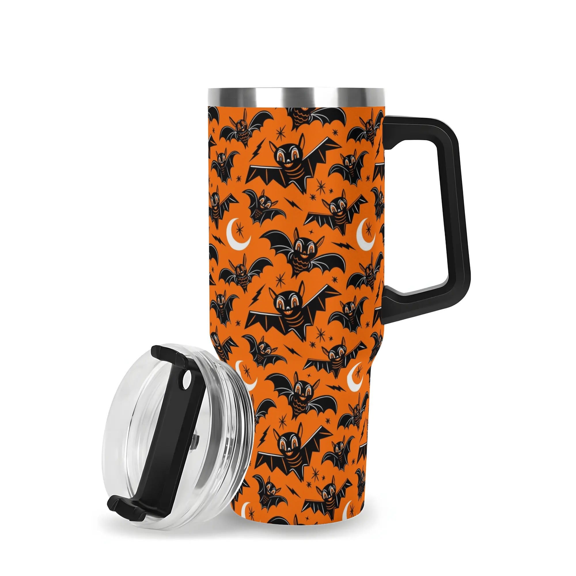 Halloween Oh Bats Cute Custom Stanley Cup 40 oz 30 oz Tumbler With Handle