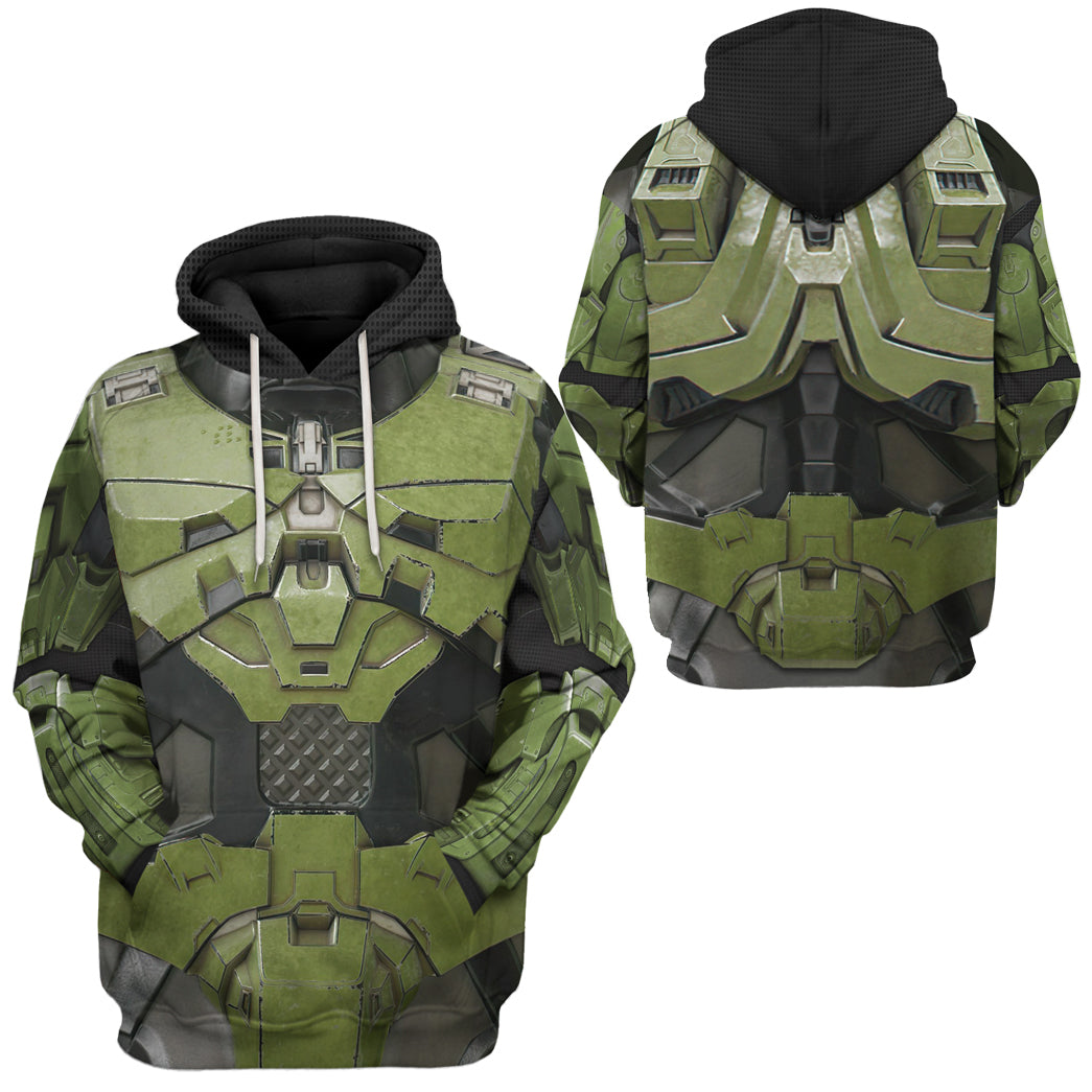 Halo Infinite Masterchief Cosplay Costume Hoodie Sweatshirt T-Shirt Sweatpants Tracksuit - Stormmerch Exclusive
