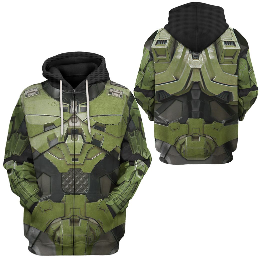 Halo Infinite Masterchief Cosplay Costume Hoodie Sweatshirt T-Shirt Sweatpants Tracksuit - Stormmerch Exclusive