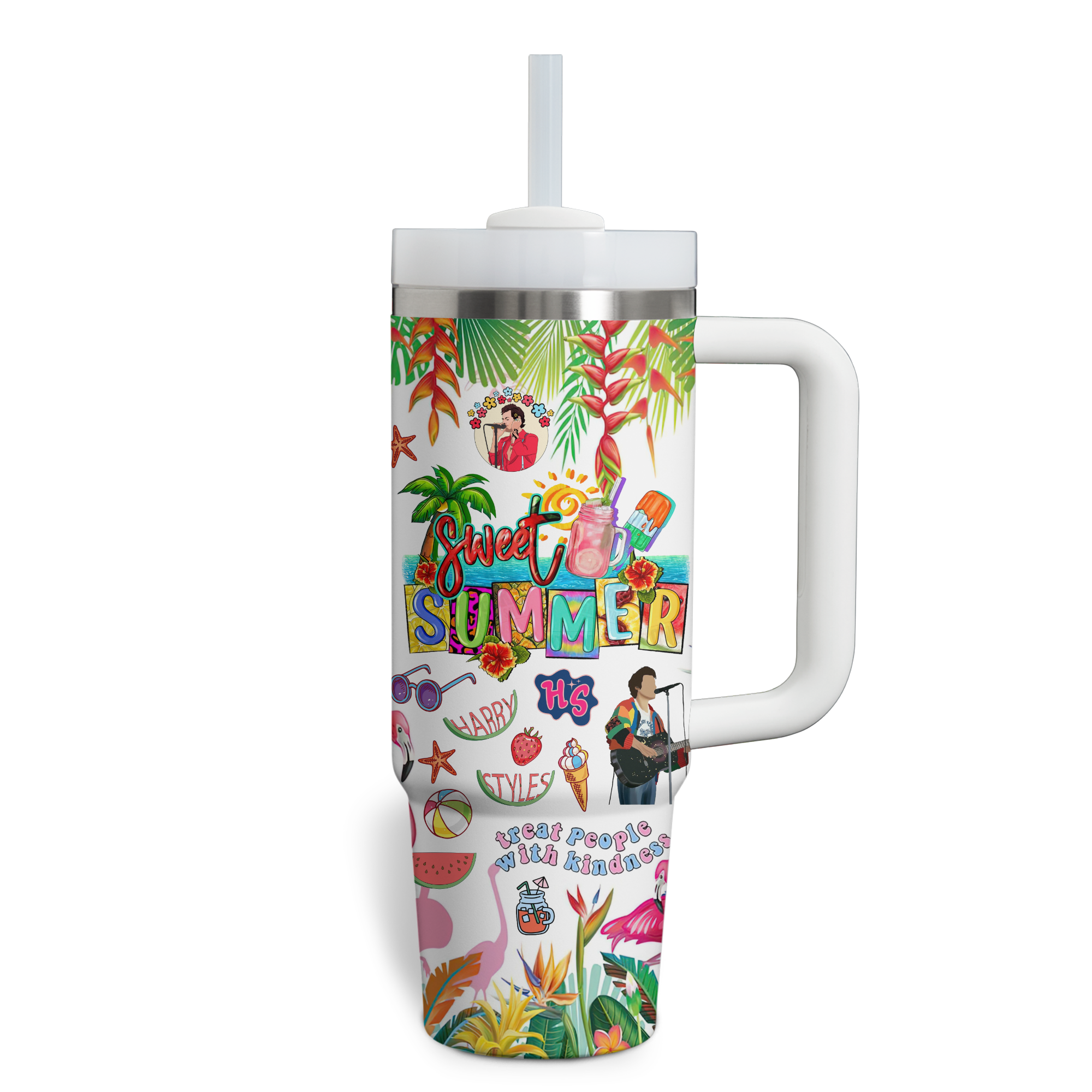 Harry Styles Music Custom Stanley Cup 40 oz 30 oz Tumbler With Handle