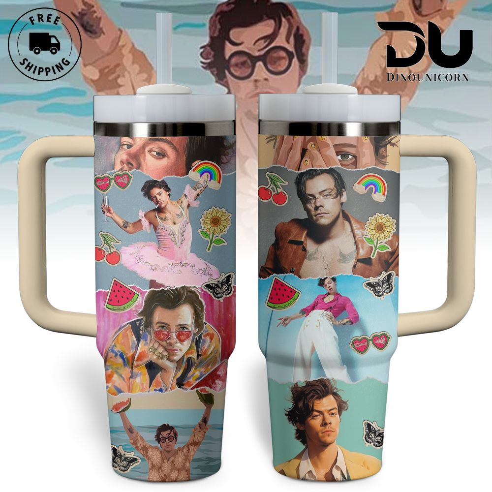Harry Styles Music Custom Stanley Cup 40 oz 30 oz Tumbler With Handle
