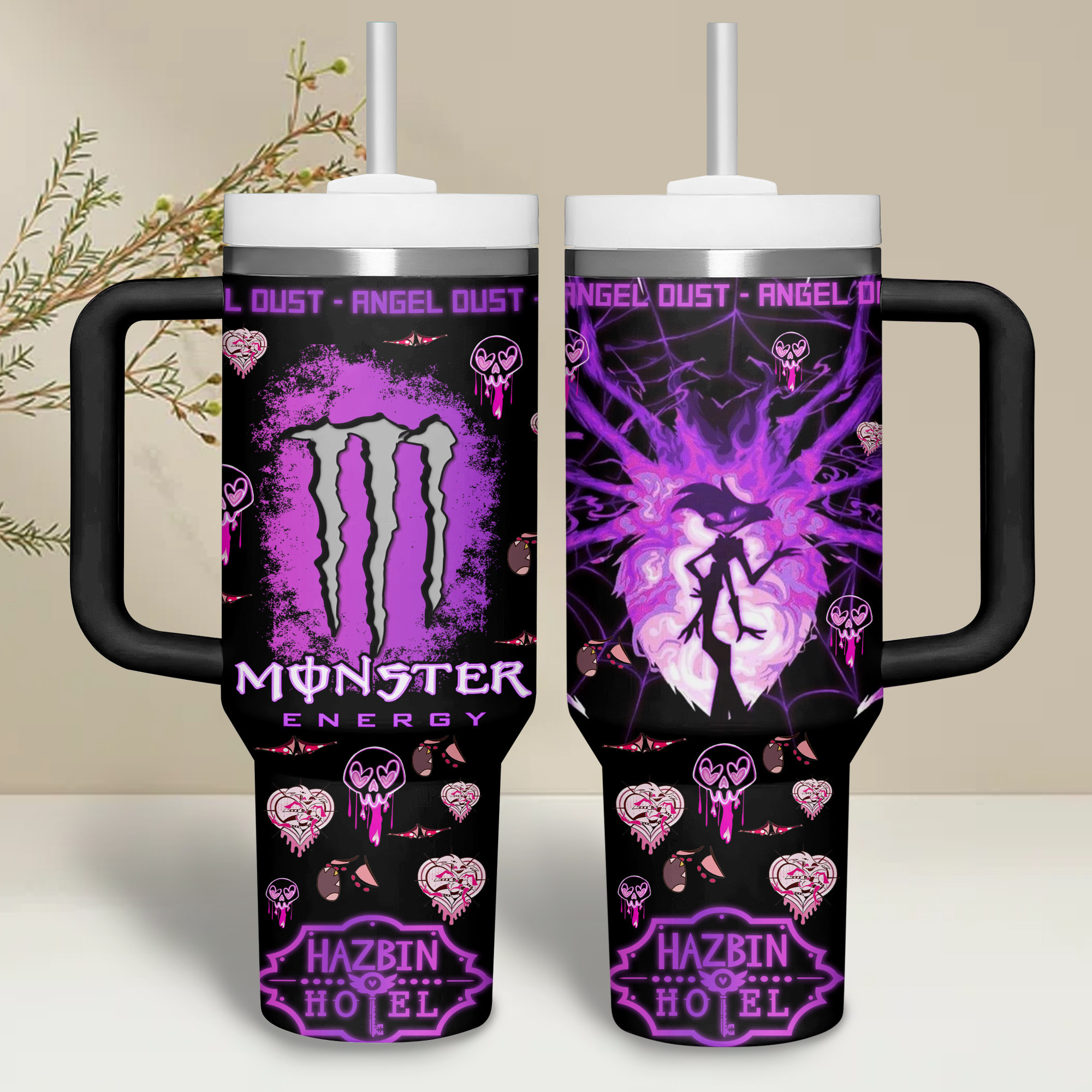 Hazbin Hotel Movies Custom Stanley Cup 40 oz 30 oz Tumbler With Handle